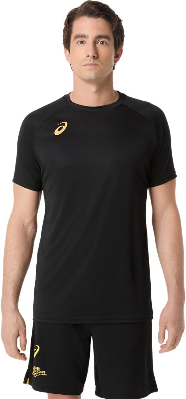 

Волейбольная тренировочная футболка ASICS с коротким рукавом (логотип), черный