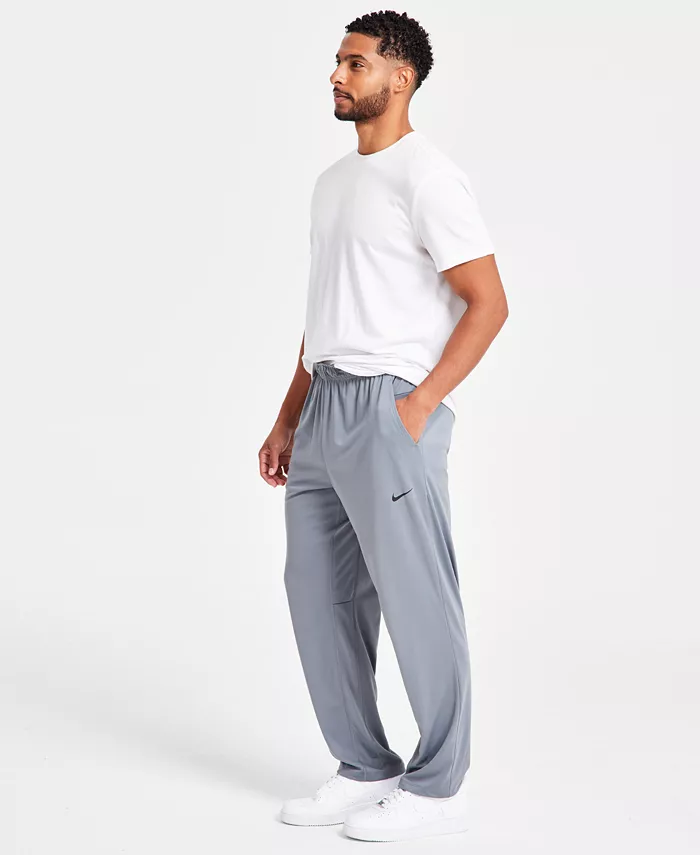 Мужские универсальные брюки Totality Dri-FIT с открытым краем Nike, серый — фото 3