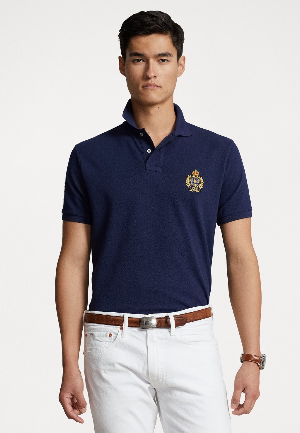 

Рубашка-поло SHORT SLEEVE Polo Ralph Lauren, цвет newport navy