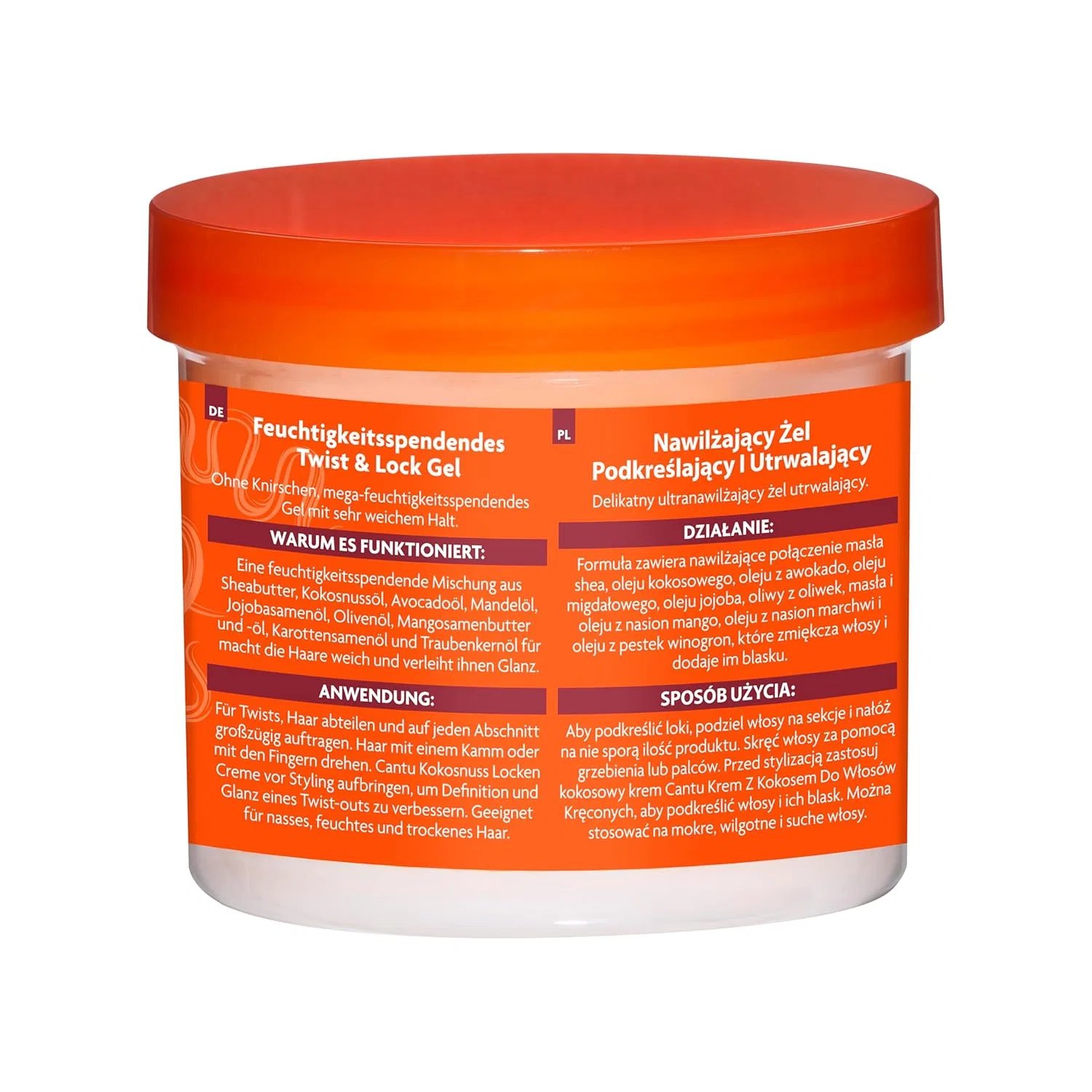 Увлажняющий гель для укладки Cantu Twist & Lock Gel, 370 г Cantu — фото 3