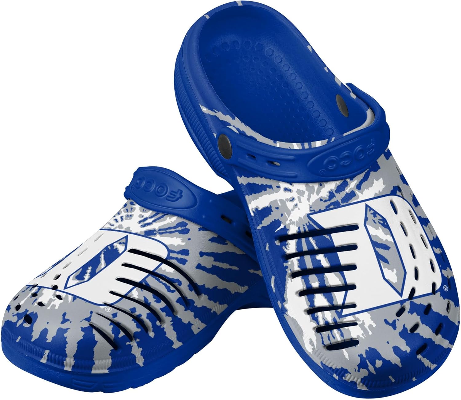 

Сандалии FOCO с логотипом команды колледжа NCAA для мужчин, галтовка, водные, садовые, пляжные туфли, шлепанцы с застежкой, Tie-dye With Strap