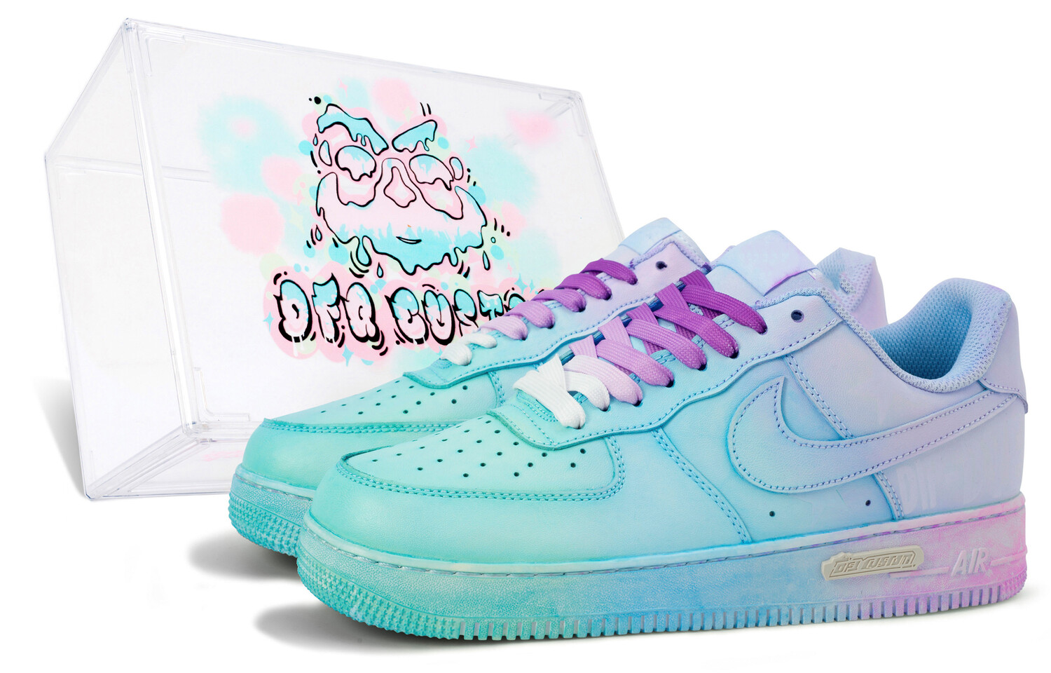 

Женские кроссовки для скейтбординга Nike Air Force 1, Sky Blue