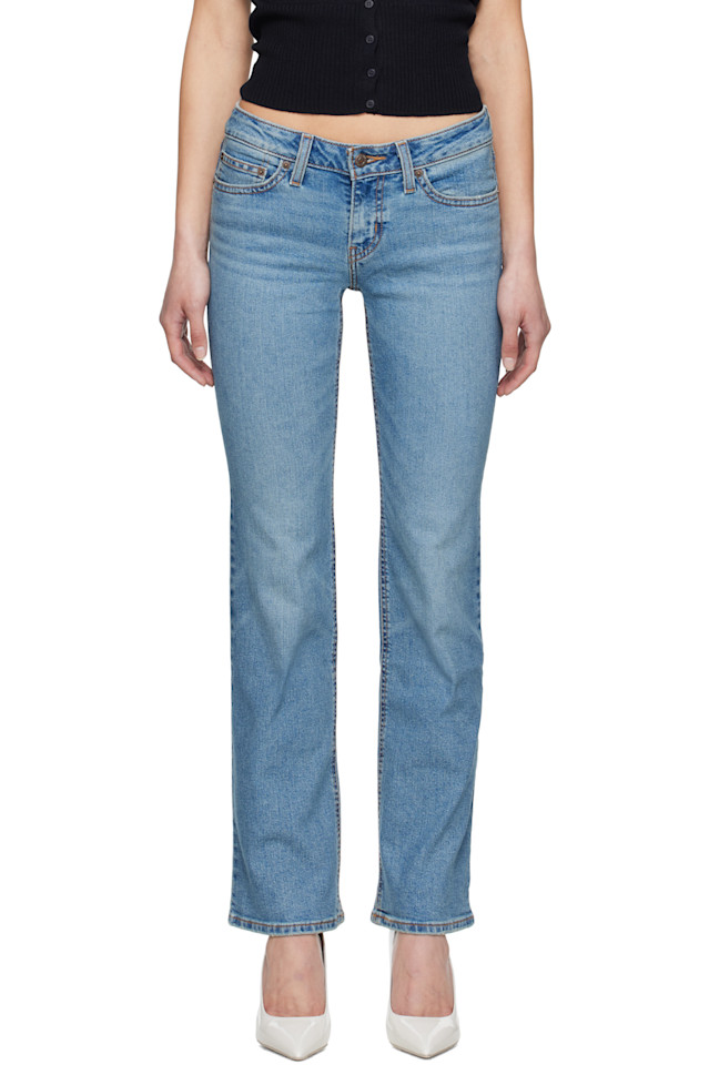 

Суперузкие джинсы с расклешенным низом Levi'S, цвет hydrologic