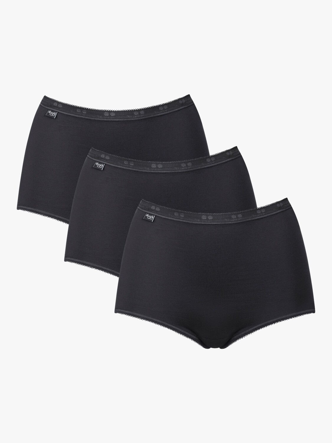 

Хлопковые трусы sloggi Basic+ Maxi, 3 шт., черные