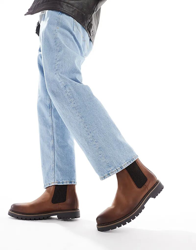 

Ботинки челси schuh Dawson из коричневой кожи