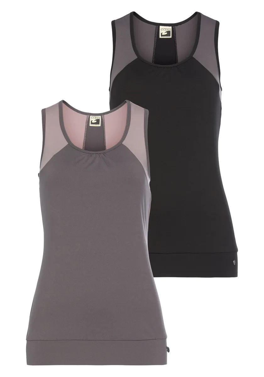 

Функциональный топ Ocean Sportswear "Soulwear - Yoga Function Tops" (2 шт. в упаковке), цвет Taupe Schwarz (Tops Aus Nachhaltigem Material)