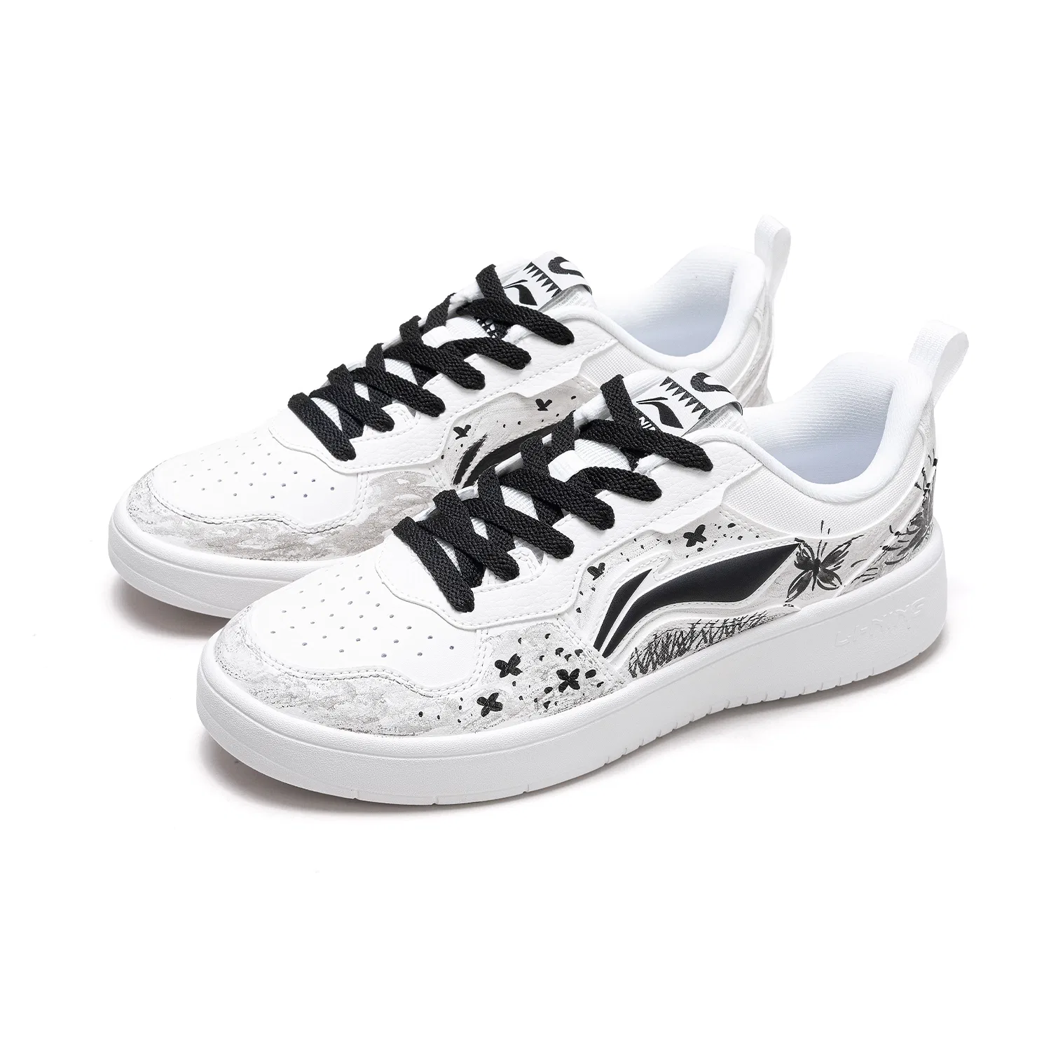Кроссовки скейтбординговые Li-Ning First Cloud Infinity White/Black — фото 4