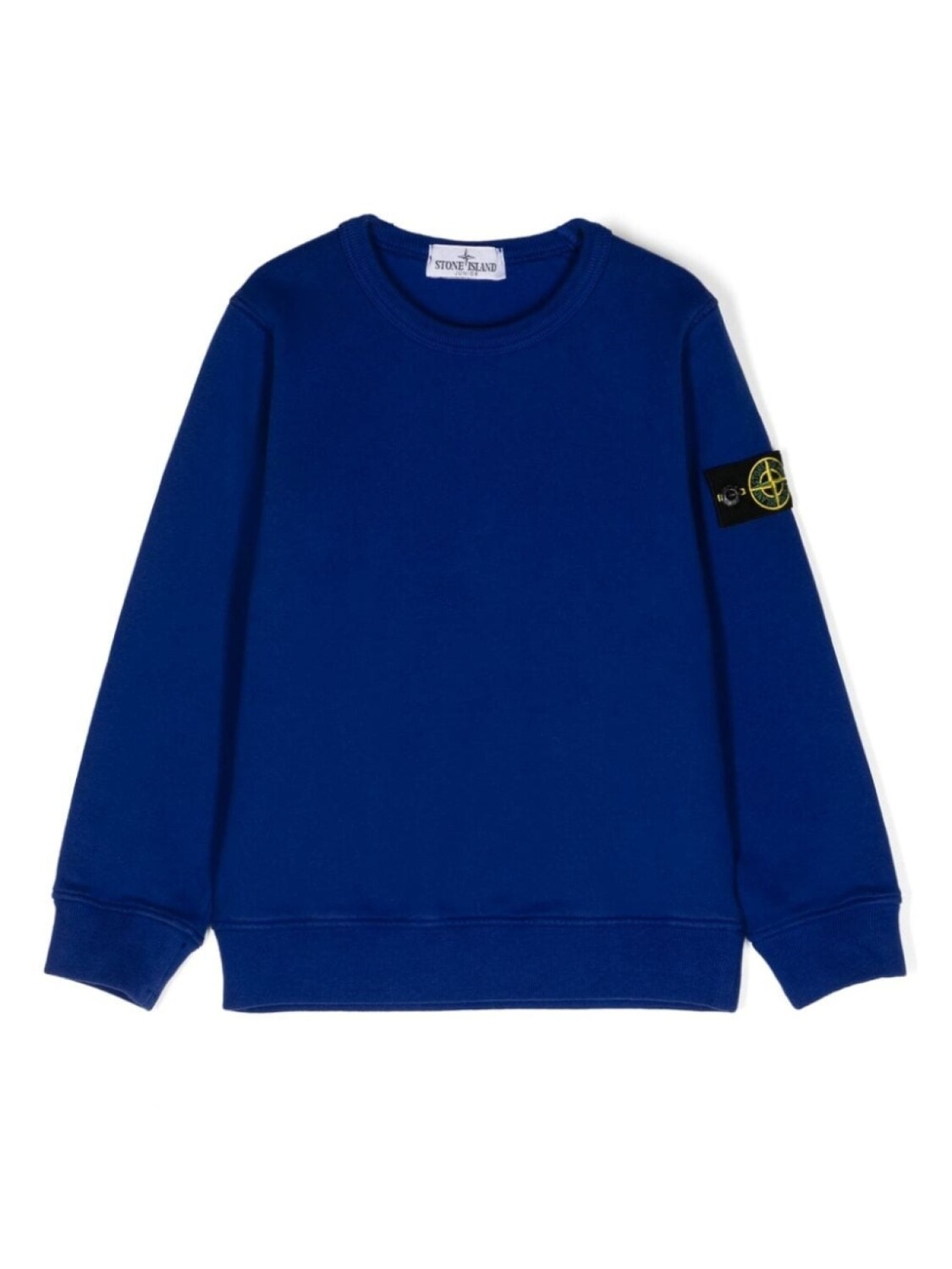 

Stone Island Junior толстовка с нашивкой Compass, синий