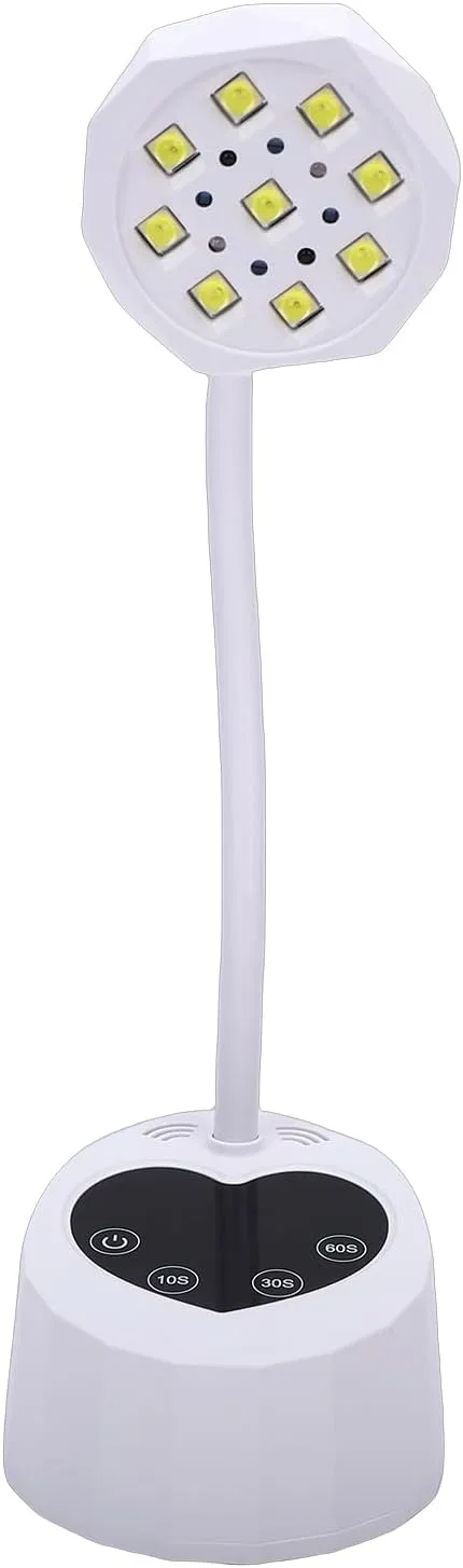 Беспроводная LED-лампа для сушки гель-лака с автоматическим датчиком Plyisty, White