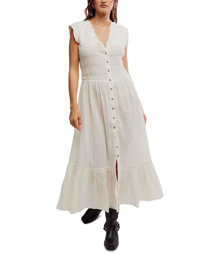 

Платье миди Desert Dazed Free People, белый