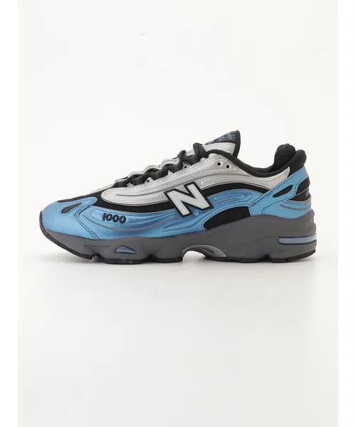 Мужские кроссовки из искусственной кожи New Balance M1000ENV синие — фото 4