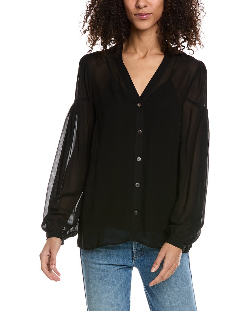 

Прозрачная блузка Kooples The Kooples, черный