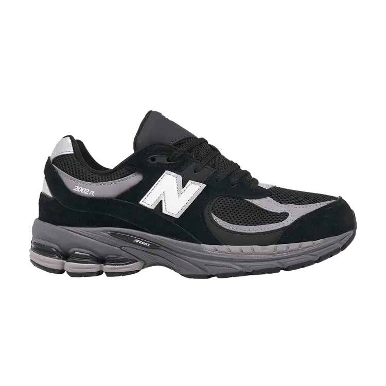 

Кроссовки New Balance 2002R 'Black Silver Metallic', черный