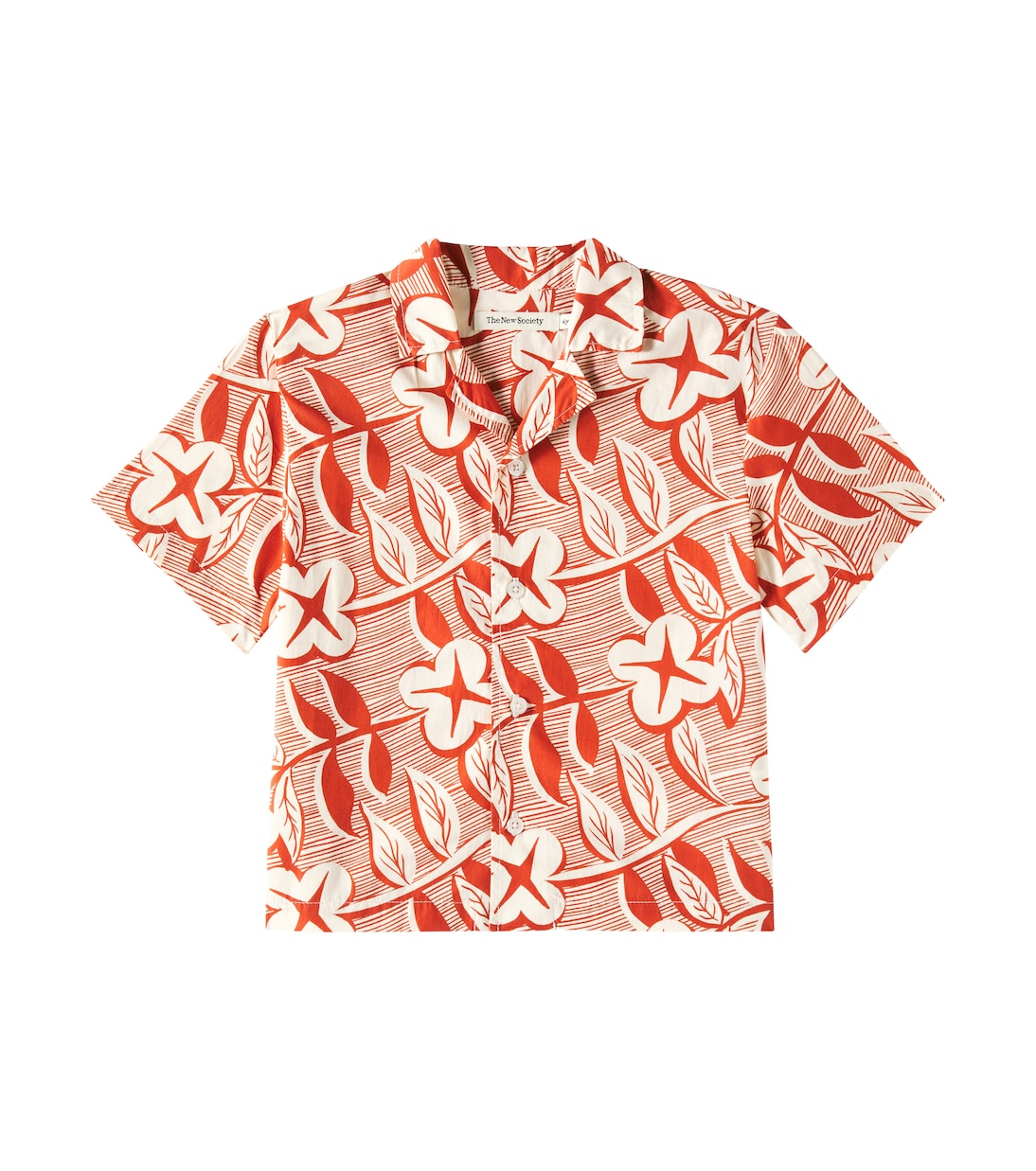 

Рубашка из хлопка с цветочным принтом Filotis The New Society, Chili Mountain Rose Print