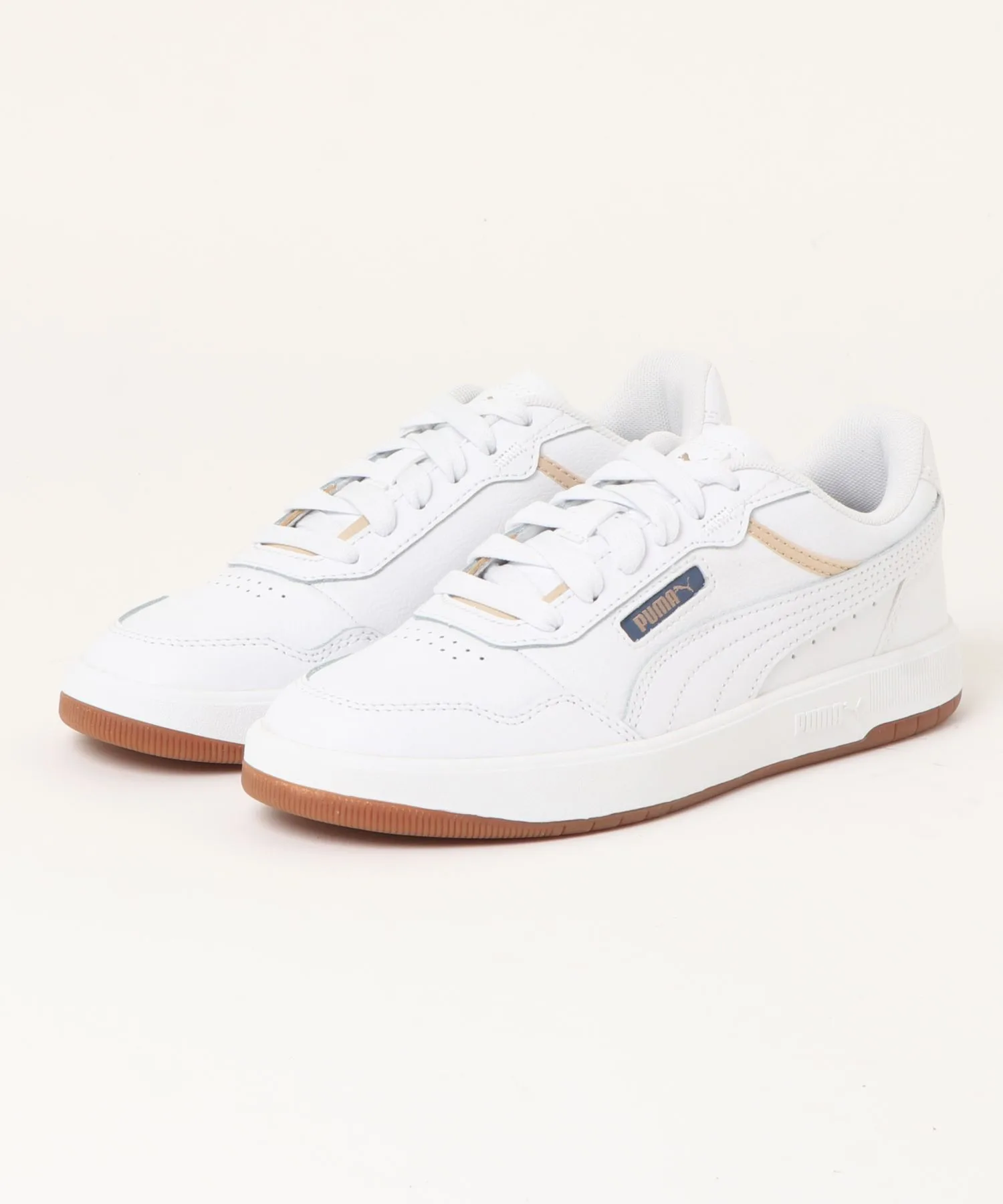 Кроссовки с купольной подошвой и вентиляцией PUMA COURT ULTRA белые