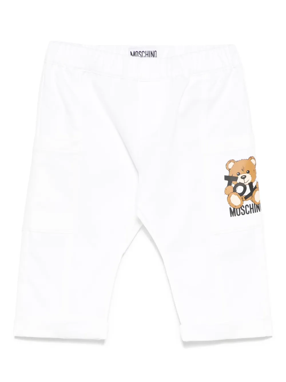 

Брюки Teddy Bear Moschino Kids, белый