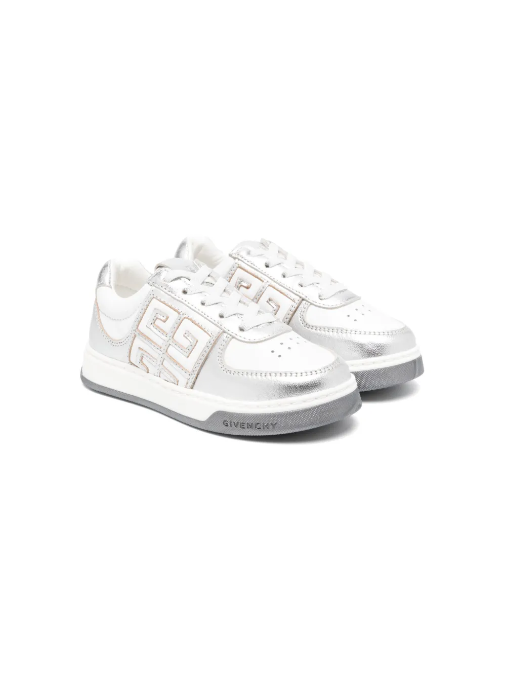 

Кроссовки с логотипом 4G Givenchy Kids, серый