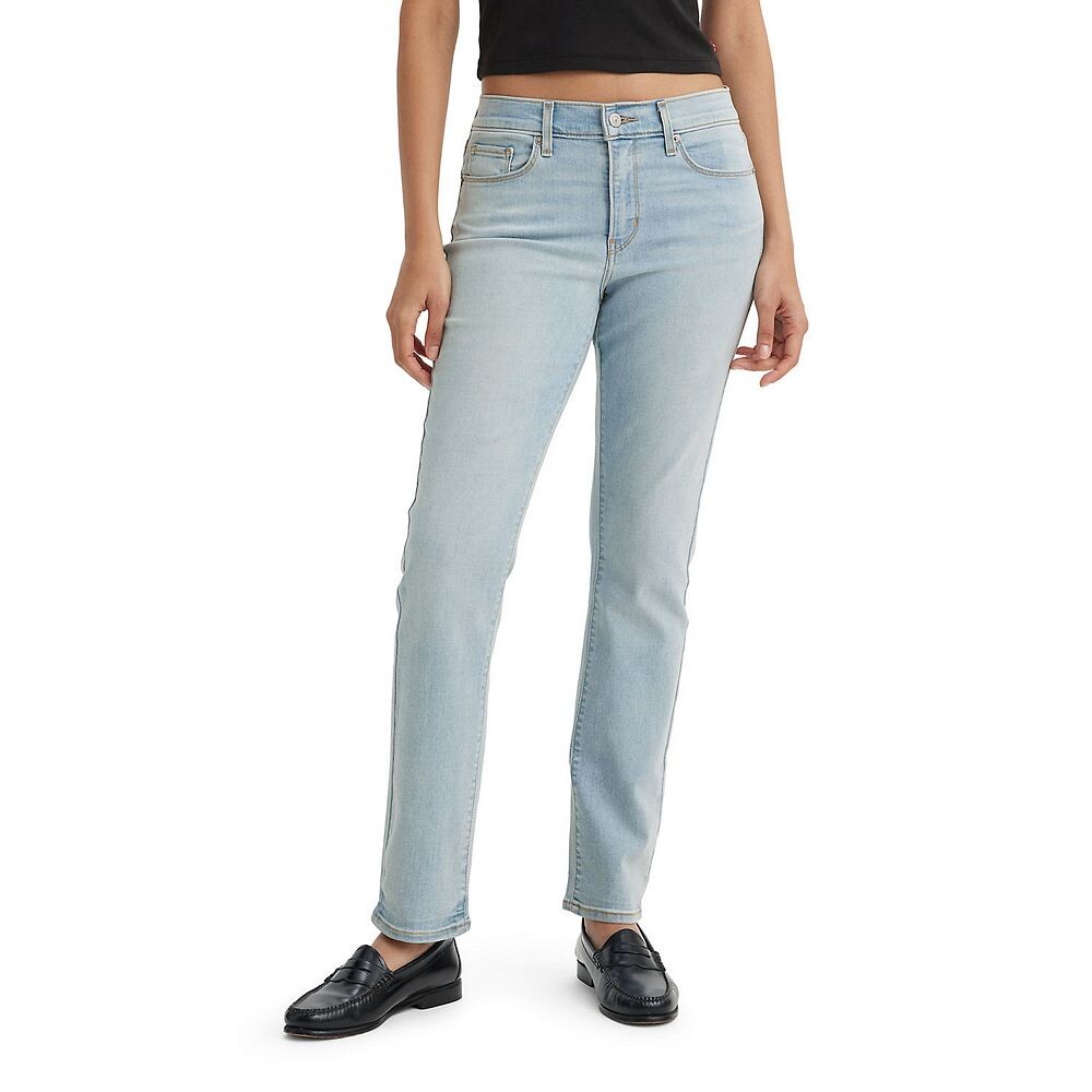 

Женские классические прямые джинсы Levi's, цвет Indigo Imagine