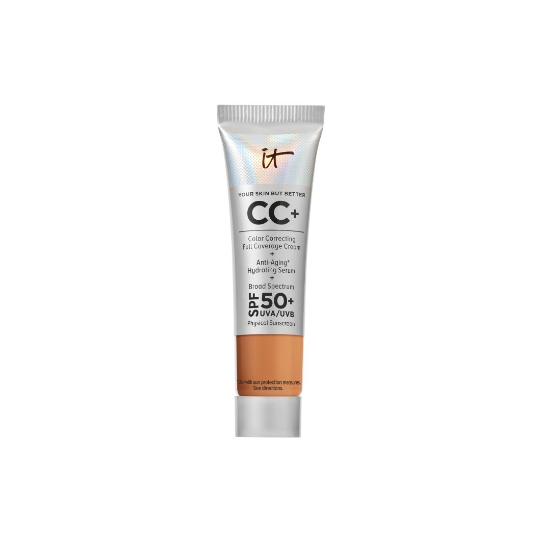 

CC-крем your skin but better cc+ spf 50+ travel size It Cosmetics, tan, объем 12 мл