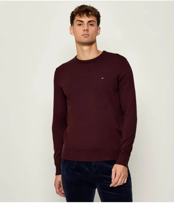 Незаменимый свитер regular fit Tommy Hilfiger, бордовый