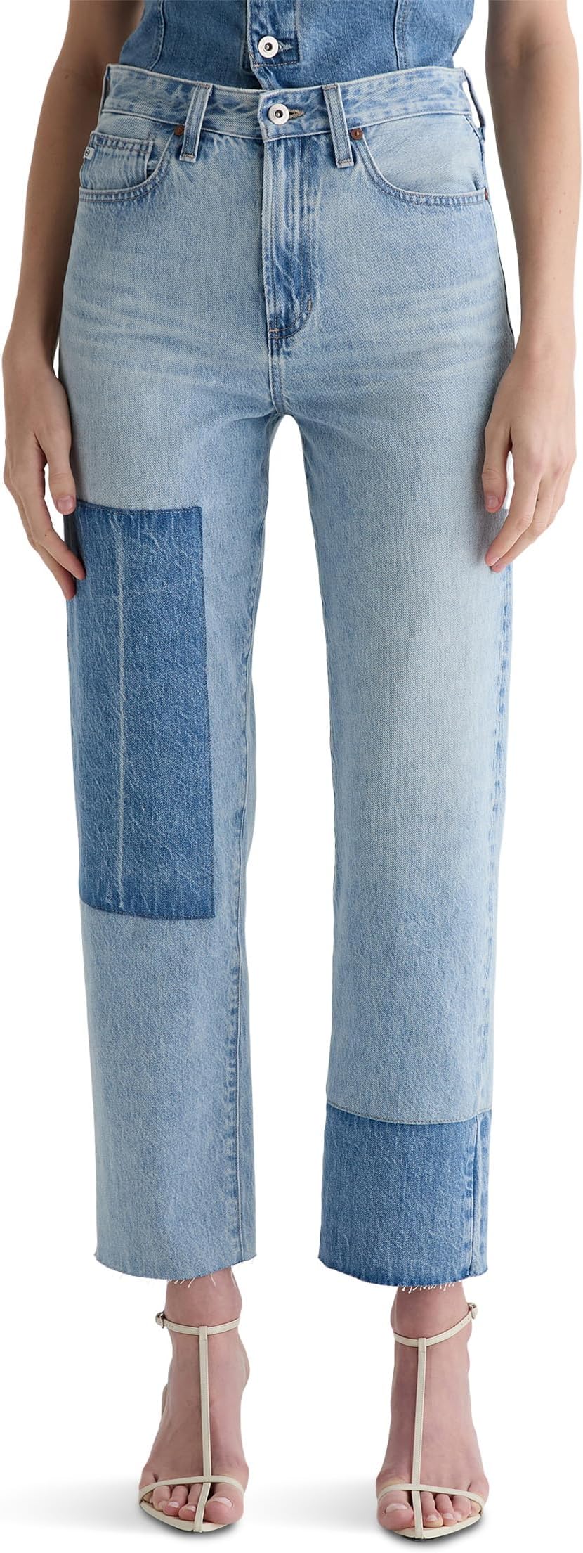 

Джинсы AG Jeans Brinley Mid-Rise Straight in Carpinteria, Carpinteria