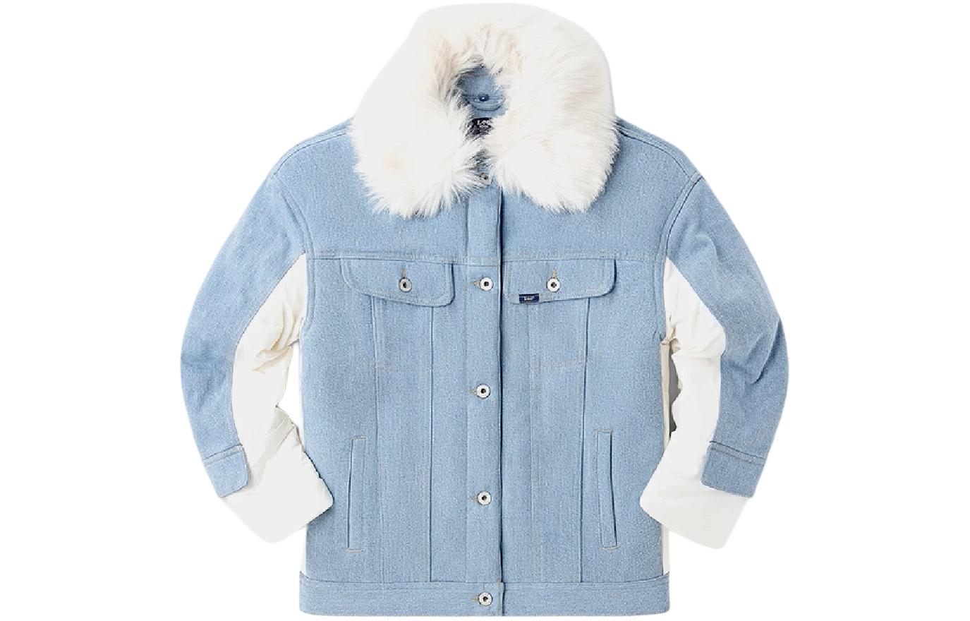

Lee Женская легкая синяя пуховик, Light Blue