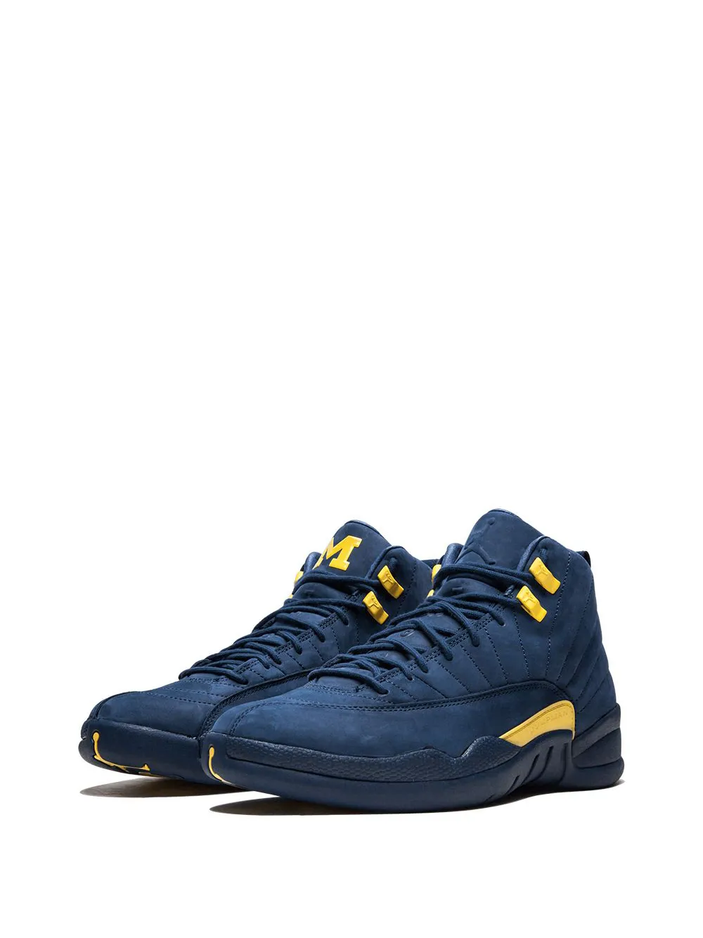 Кроссовки Air  12 Retro Michigan Jordan, синий — фото 2