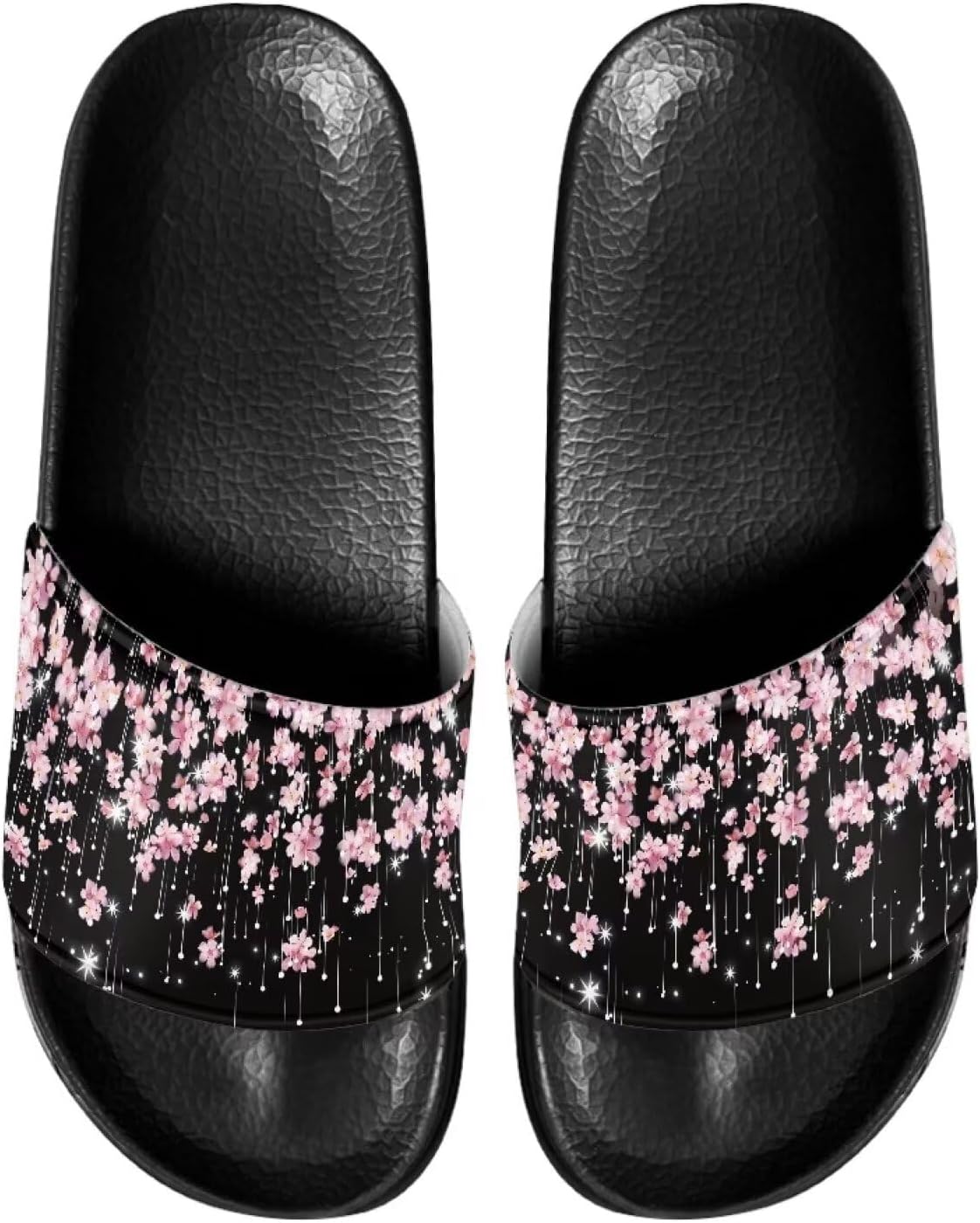 

Тапочки для женщин и мужчин, нескользящие, быстро сохнущие, для душа, сандалии для ванной Judentidos, Cherry Blossom