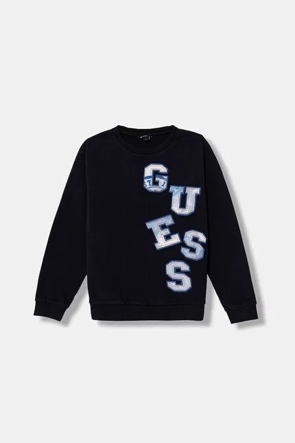 Худи детское из флиса Guess, темно-синий