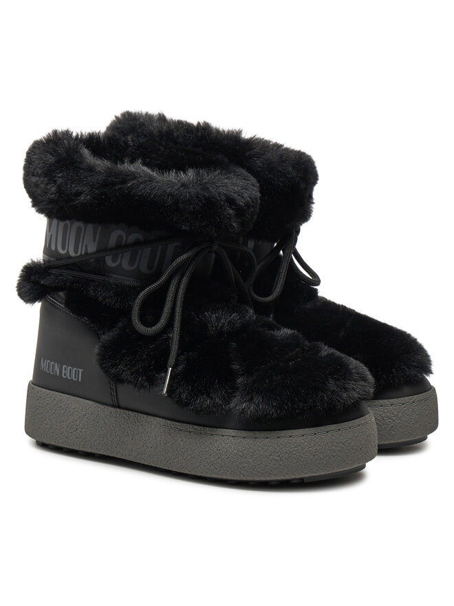 Зимние сапоги Ltrack Tube Faux-Fur 80D2450130 Moon Boot, черный — фото 2