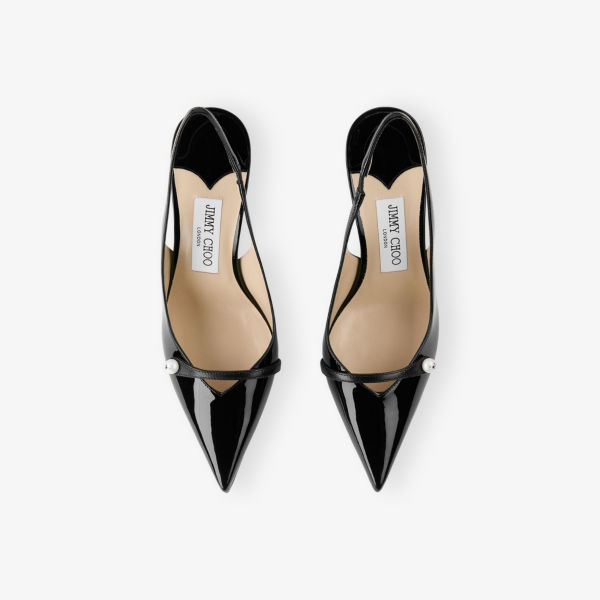 Босоножки на шпильке Jimmy Choo Амита лакированные, мультиколор — фото 2