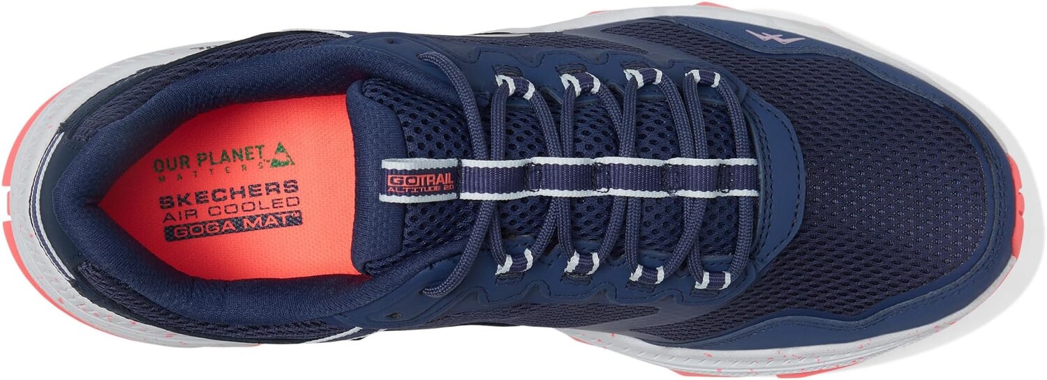 Кроссовки SKECHERS Go Run Trail Altitude 2.0, цвет Navy/Pink — фото 2