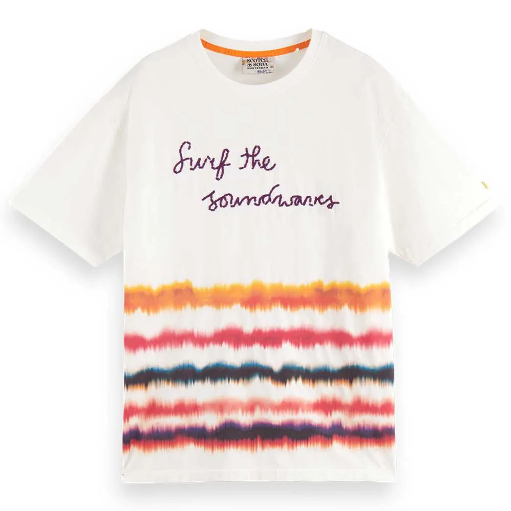 

Футболка с коротким рукавом Scotch & Soda Surf Artwork, белый