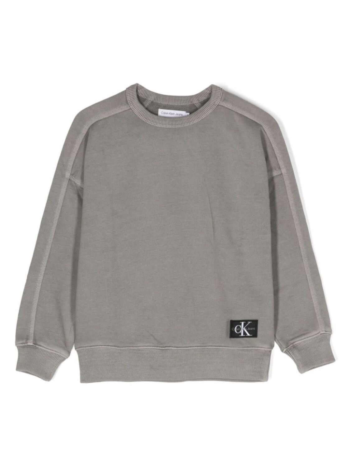 

Толстовка с логотипом Calvin Klein Kids, серый