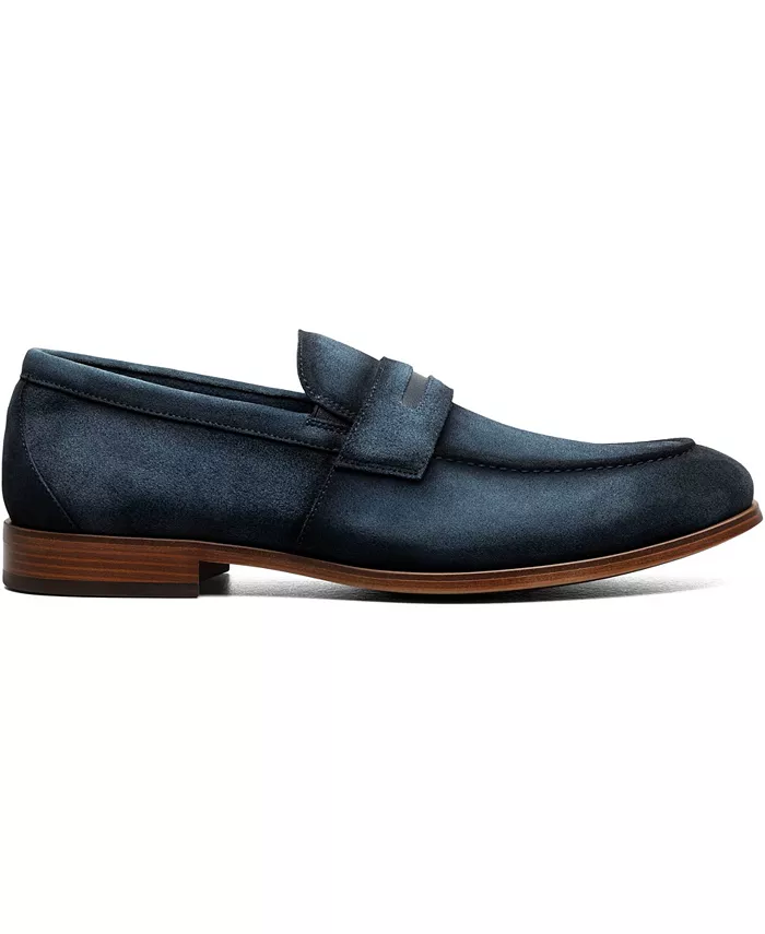 Мужские мокасины Burke Moc Toe Saddle Slip On Stacy Adams, синий — фото 3