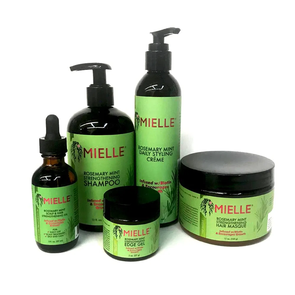 Набор для укладки волос Mielle Rosemary Mint Organics с биотином, 5 предметов Mielle Organics