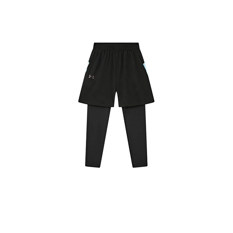 Тонкие леггинсы для начальной школы Under Armour, черный