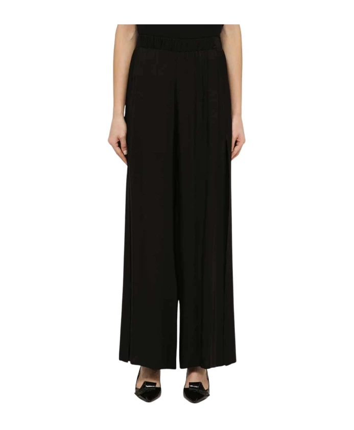 

Вискозные брюки-палаццо Federica Tosi, черный