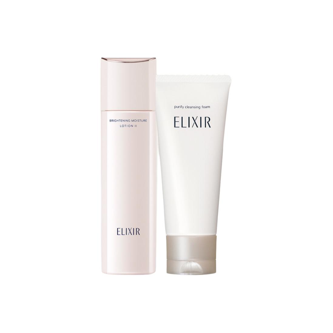 

ELIXIR Набор для ухода за кожей Pure Skin Pure White, увлажняет и питает, 170 мл + 145 г