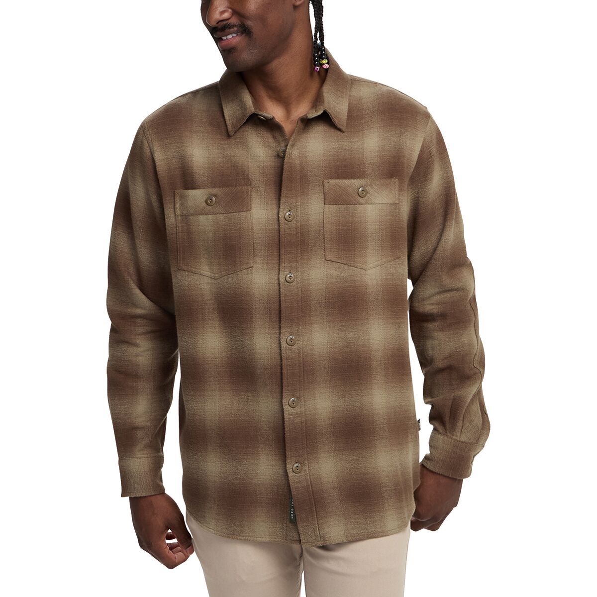 

Рубашка Rodanthe Blanket из фланели Howler Brothers, цвет emmett plaid-aloe