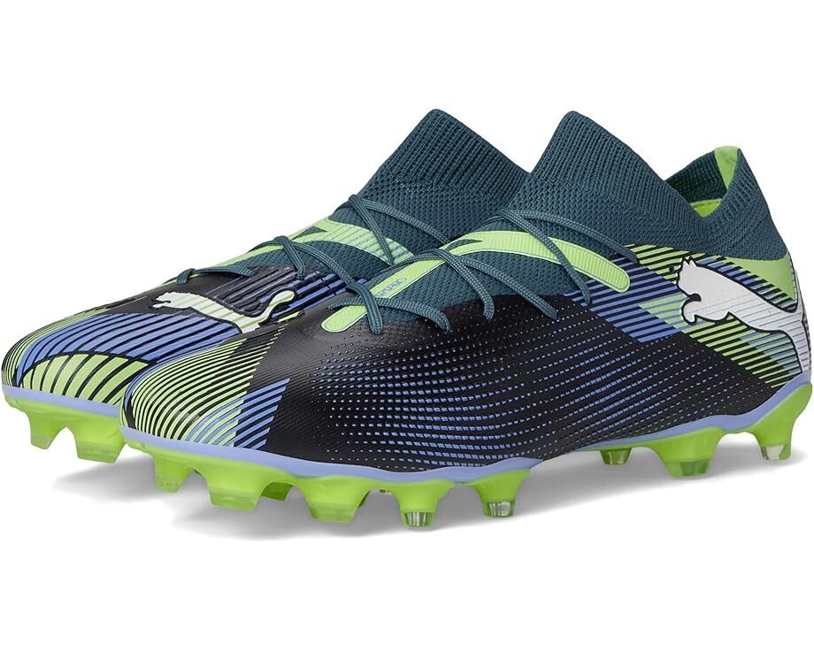 

Кроссовки PUMA Future 7 Match Fg/Ag, цвет Gray Skies-Puma White-Fizzy Apple