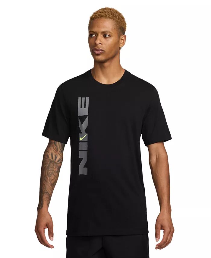 

Мужская футболка с логотипом Dri-FIT Nike, черный
