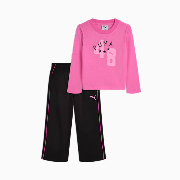 

Футболка с длинными рукавами и широкие штаны для малышей Matching Sets Puma, розовый