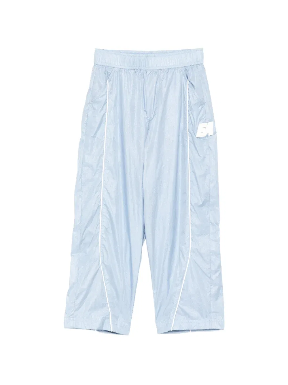Брюки с нашивкой и логотипом Emporio Armani Kids, синий