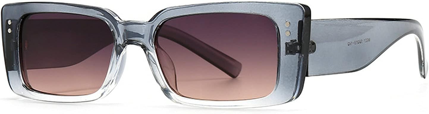 

Модные маленькие прямоугольные цветные солнцезащитные очки для женщин в стиле ретро с градиентным переходом, мужские солнцезащитные очки «кошачий глаз» с защитой от УФ-излучения UV400 COTIA, Gray