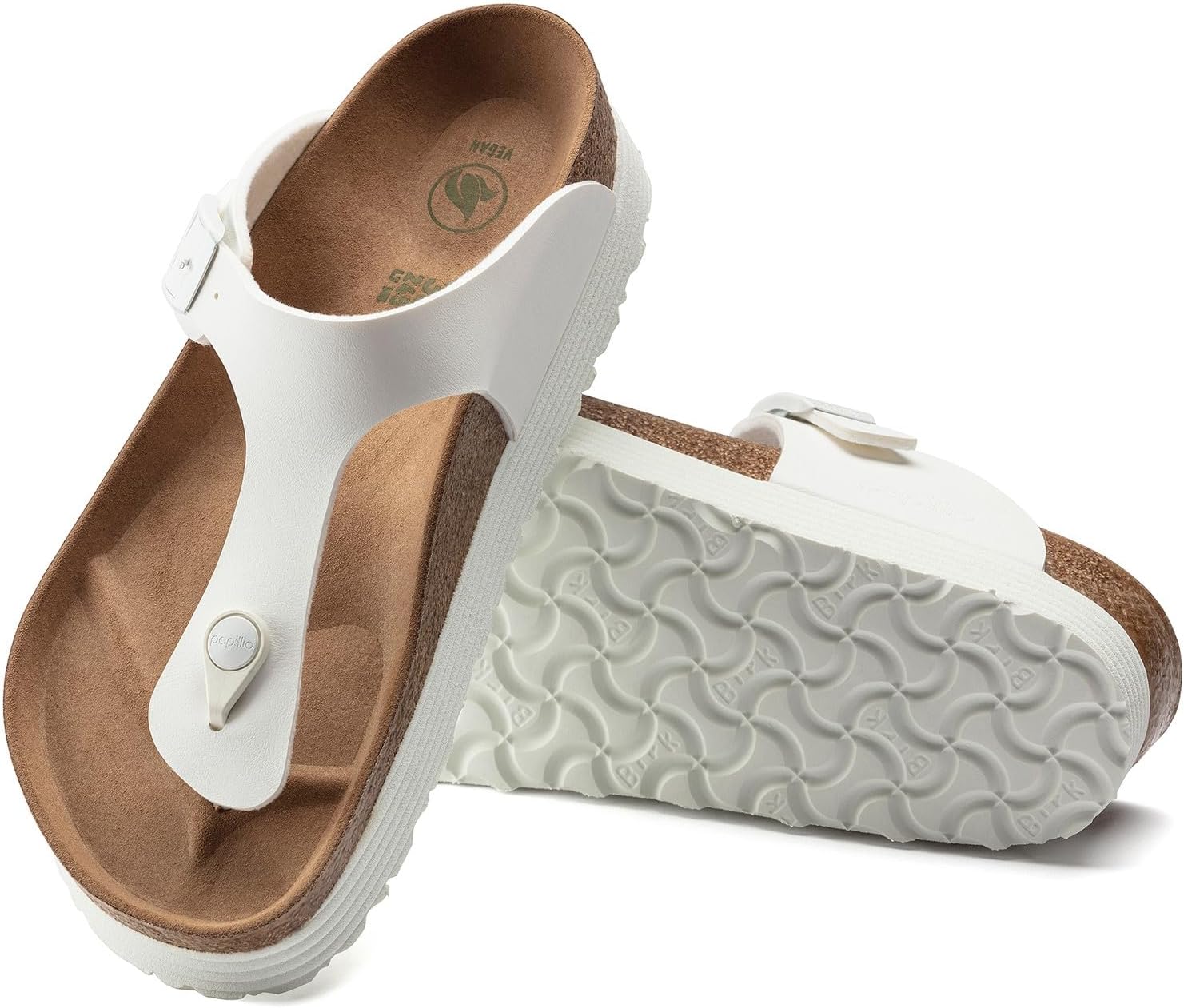 Вьетнамки Birkenstock унисекс-взрослые ThongGizeh Pl V - черные Bf R — фото 2