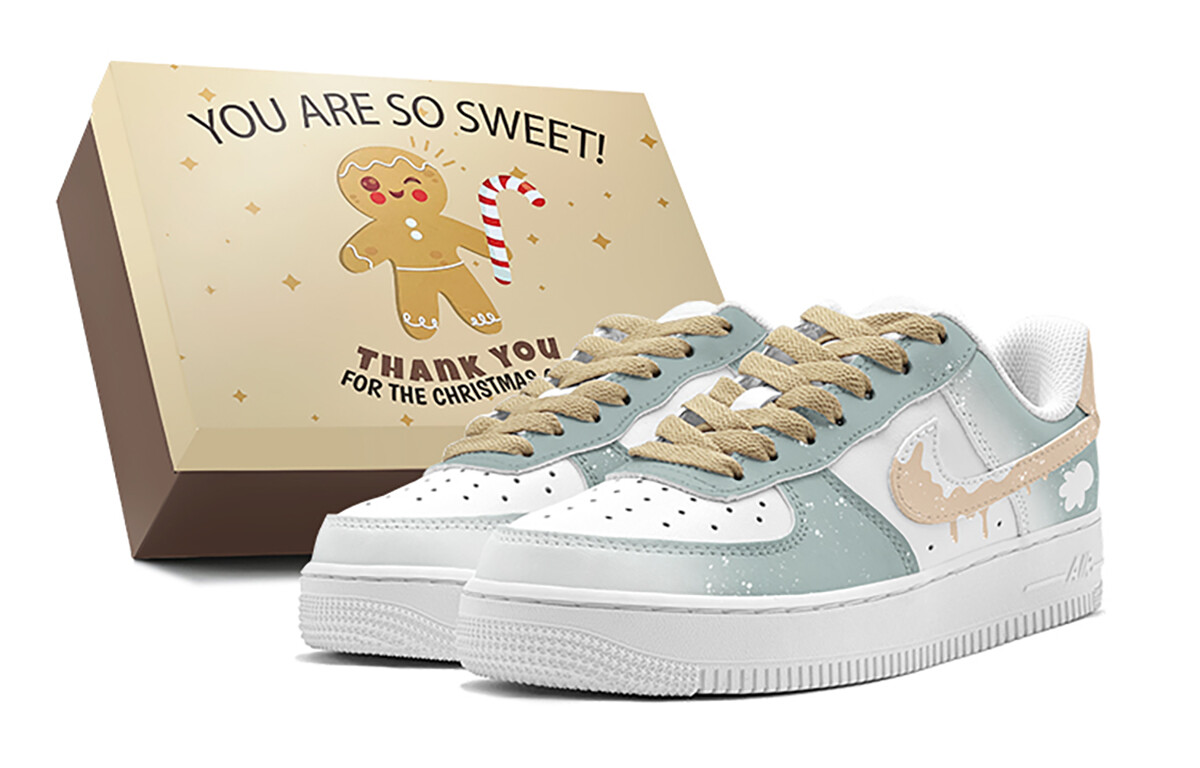 

Кроссовки для скейтбординга Air Force 1 женские, низкие, белый Nike