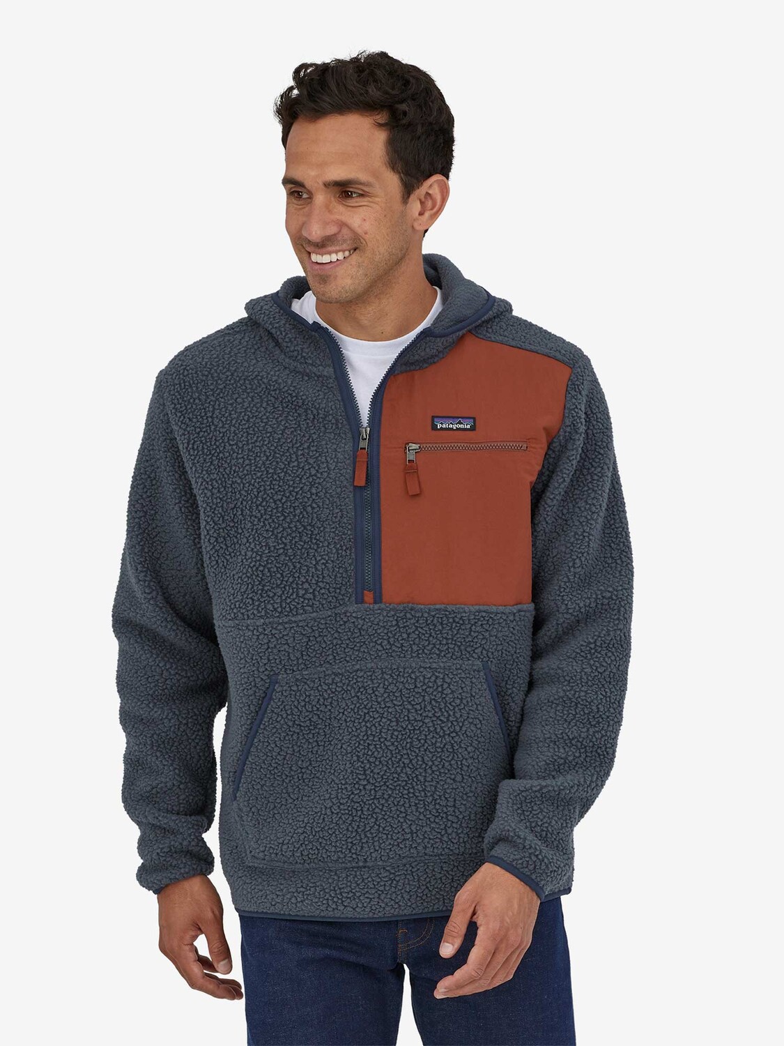 

Толстовка Patagonia Ms Retro Pile P/O, синий