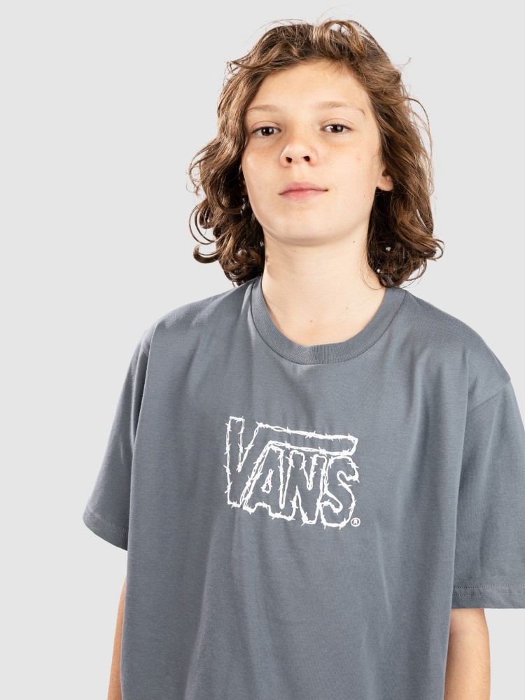 Футболка Vans Cactus Wire Kids T-Shirt, stormy weather — фото 4