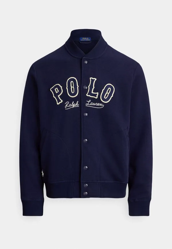 Куртка-Кардиган из флиса rl с логотипом в западном стиле Polo Ralph Lauren, Cruise Navy — фото 4